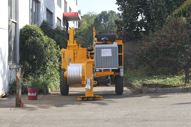 Power Line Stringing Equipment 100kn Cable Pulling Equipment For Transmission Line