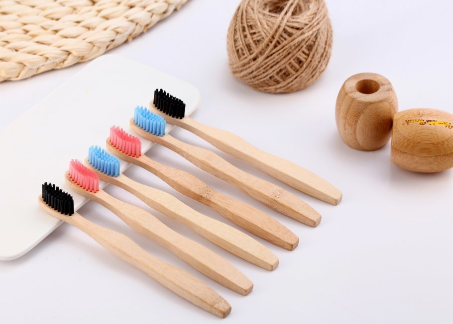 Vegan Eco Bamboo Toothbrush Nylon Free Compostable 1010 Soft Bristles