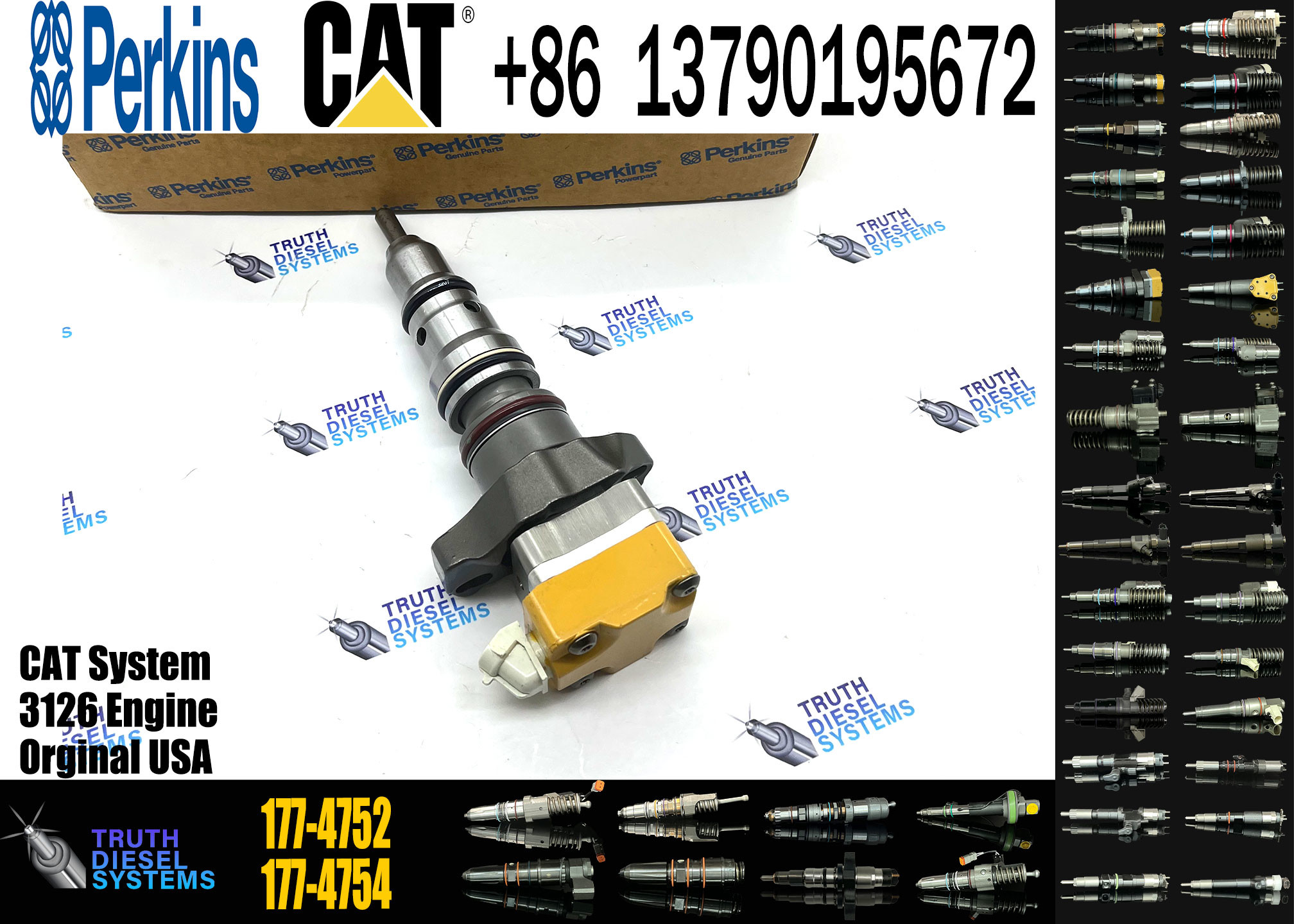 E325C 3126B 3126 3114 3116 Engine fuel injector 1278222 127-8222 1774752 177-4752