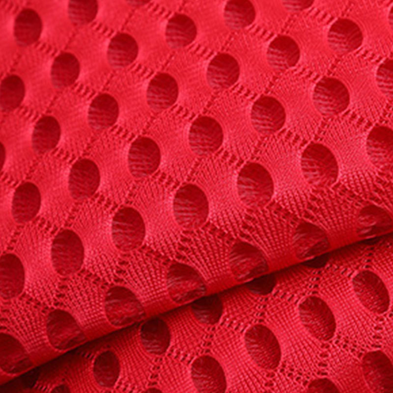 Dyed Pattern Air Mesh Fabric Moisture Absorbent Knitted 3mm 3D Mesh Material