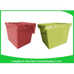 50kgs Security Moving Plastic Attached Lid Containers easy to clean