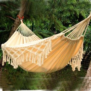  Extra Large Hammock Cream White Pure Cotton 2m Hammock Manufactures