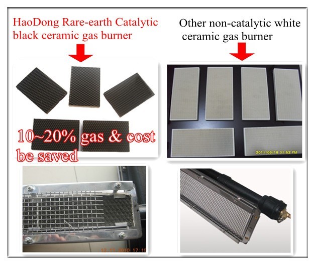Industrial Ceramic Infrared Catalytic Gas Burner HD242 For Pizza Oven