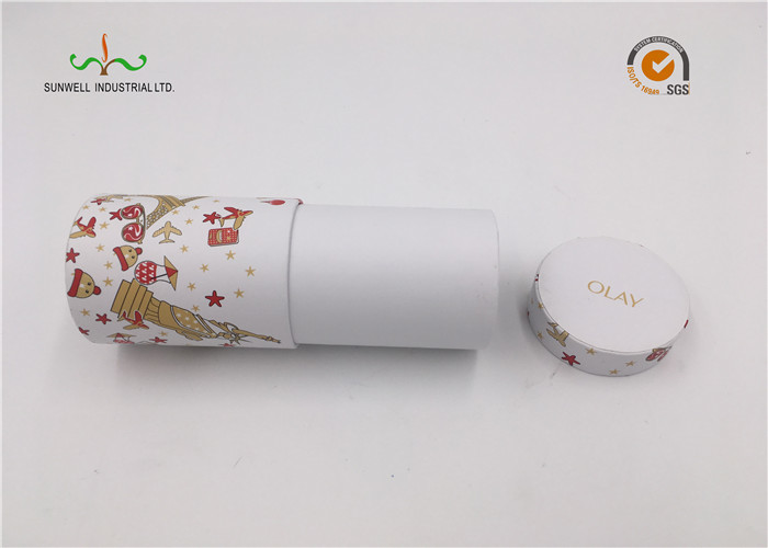 Recycleable Eco Friendly Cardboard Wrapping Paper Tubes For Cosmetic Packaging