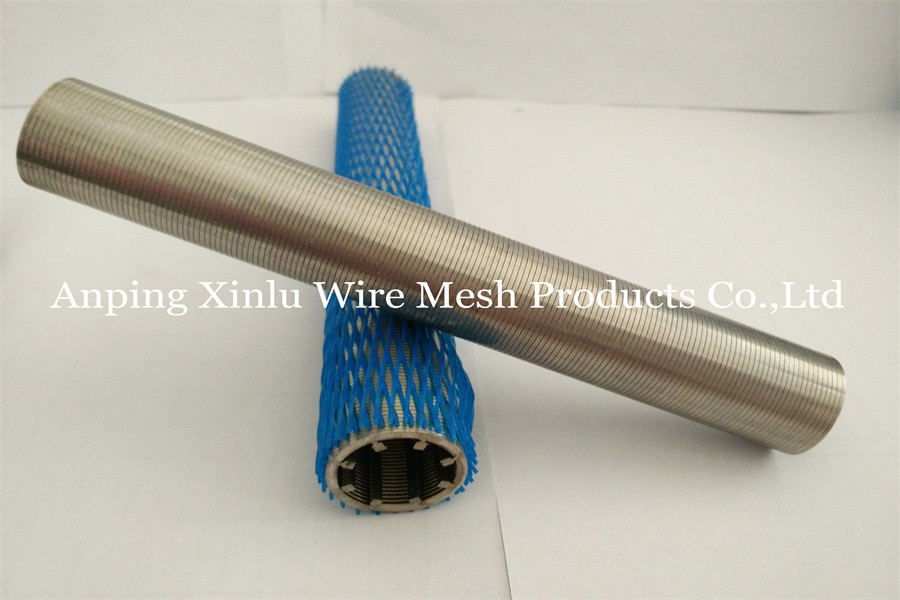 Johnson Type Wedge Wire Screen Pipe Continuous Slot Dia 125mm