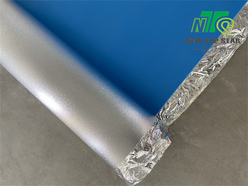 Foil Barrier Soundproof Acoustic Floor Underlayment Silver Cross-Linked