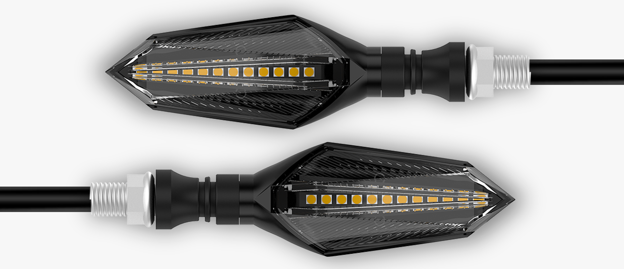 YAYE Dynamic Turn Signal LED Light Flowing Water Blinker 6500k Temperature Normal Light