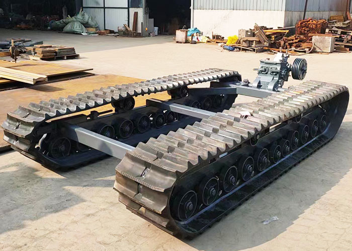 Customized Loading Capacity Crawler Track Frame For Drill Rig Machine