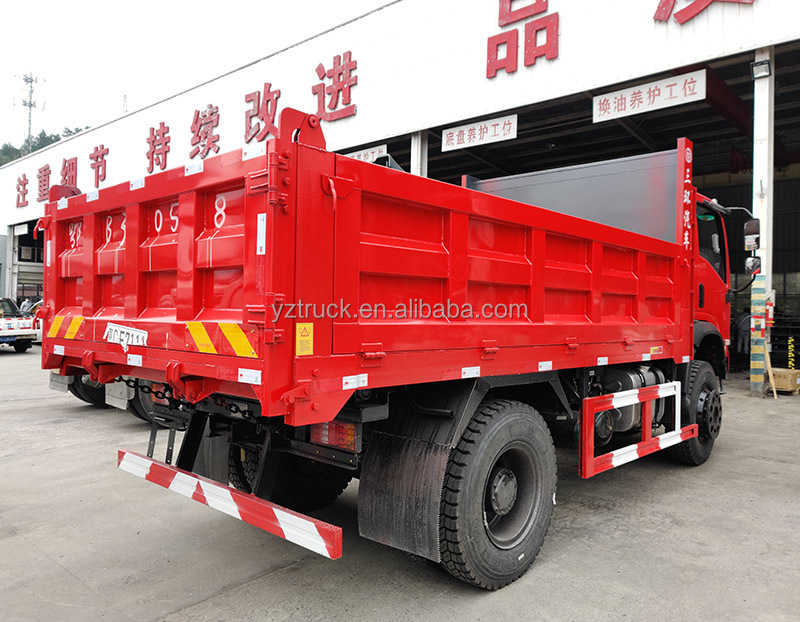 190hp Dongfeng Cargo Truck and 5 Ton Volume Sand Tipper Truck for Engineering Transport