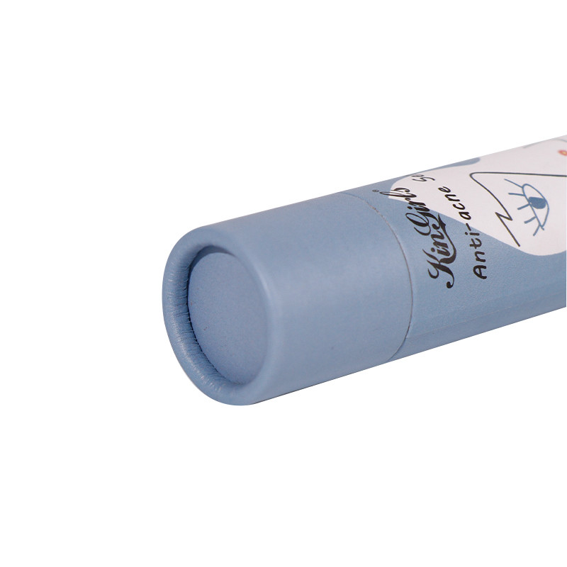 Biodegradable Kraft Push Up Paper Tube Cylinder Cardboard Lip Balm Gloss Container