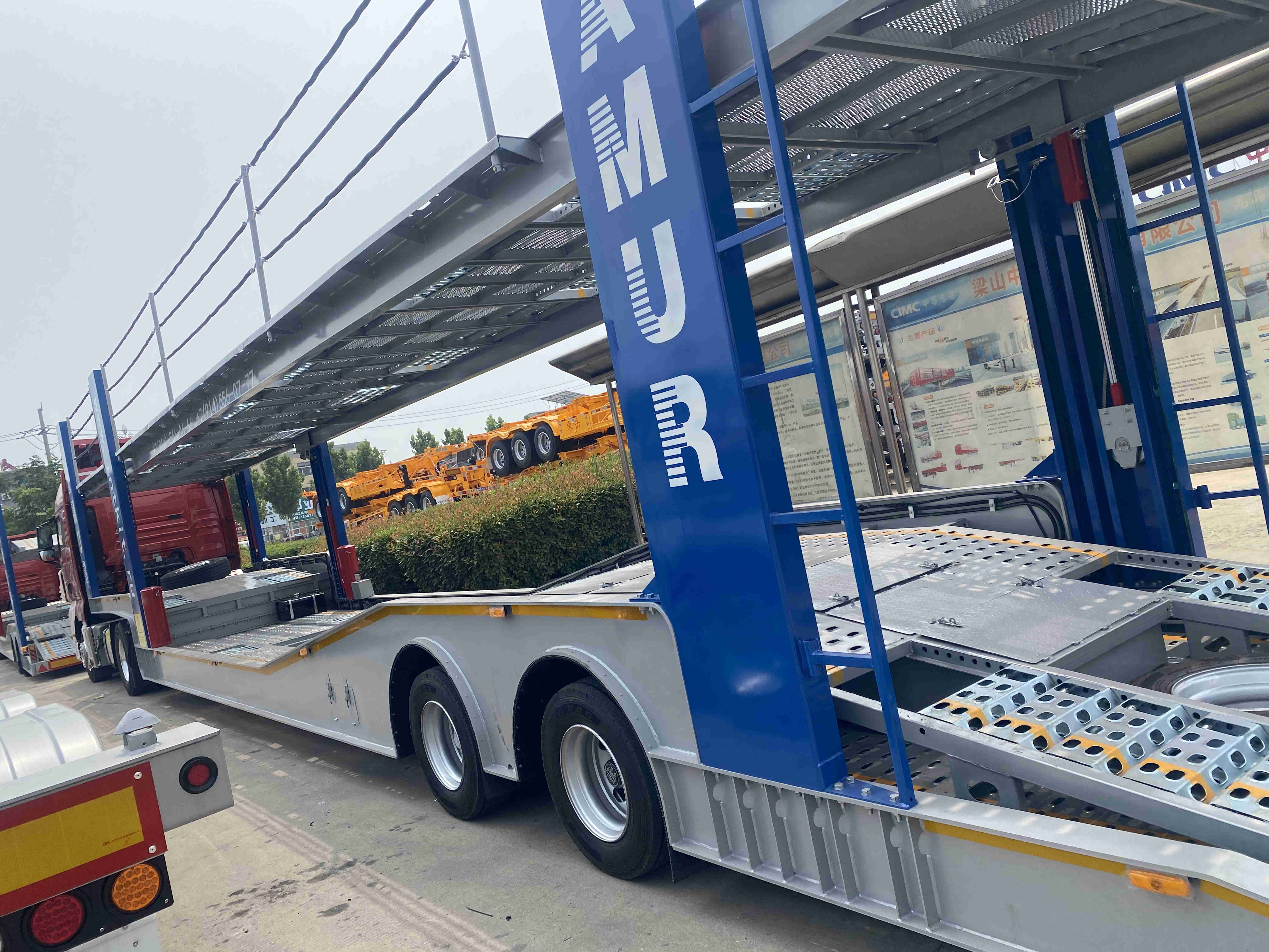Chinese Factory Double Decker Car Transport Trailer Sedan Transport Car Transport Semi-trailer