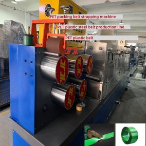  Green pet strapping band making machine 9-32mm pet strap manufacturing machine with PLC control system Manufactures