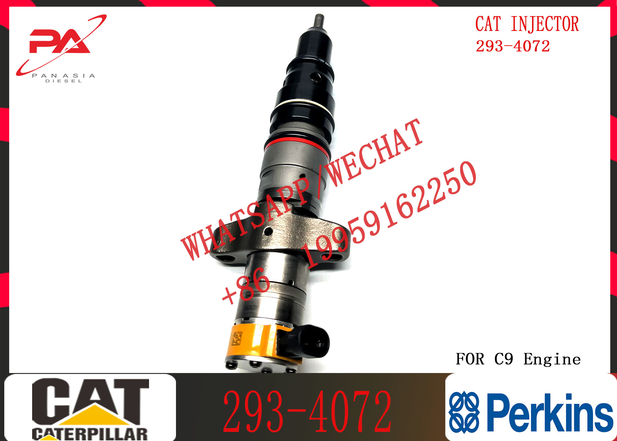 Common Rail Fuel Injector 293-4072 10R-7222 254-4330 293-4073 267-9717 267-9722 293-4067 293-4074 For CAT C9