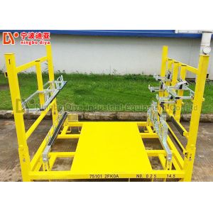 Warehouse Portable Stacking Rack System , Adjustable Metal Tire Rack Storage