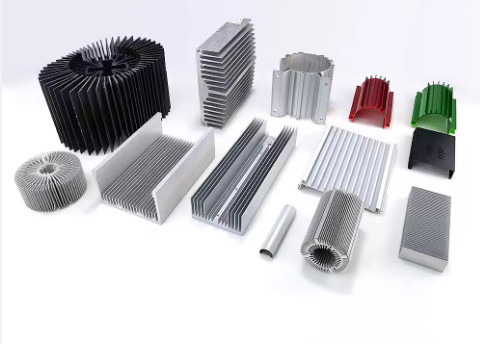 Circular Round Extruded Aluminum Heatsink 6000 Series Led Aluminium Heat Sink