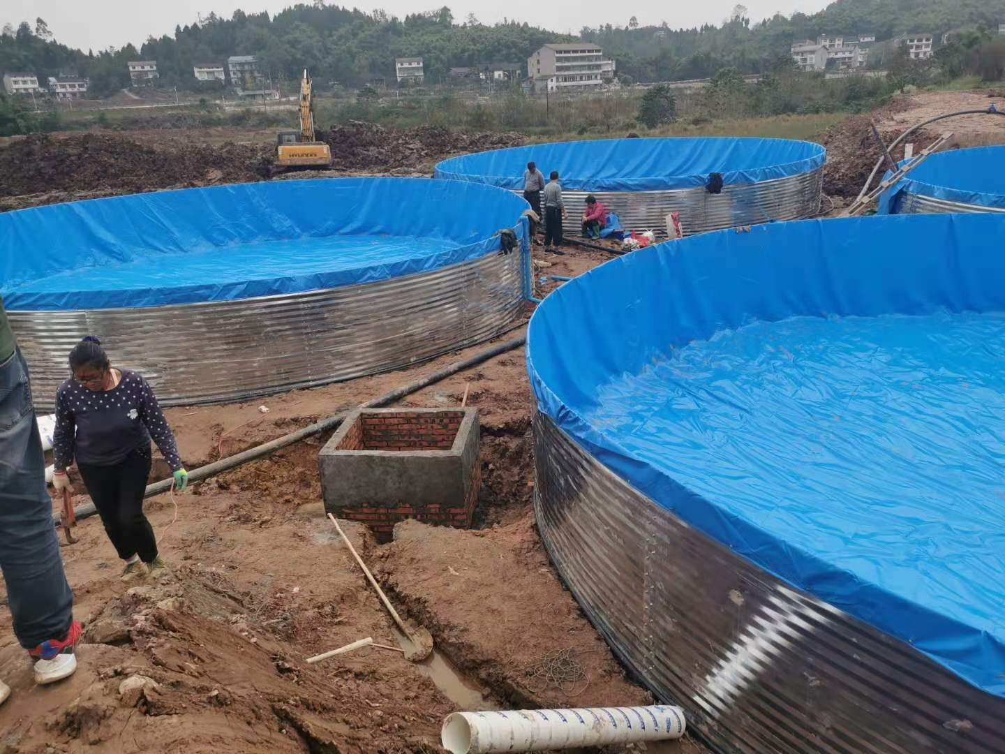 Waterproof Geomembrane HDPE Pond Liner for Shrimp Farming Easy to Install and Maintain