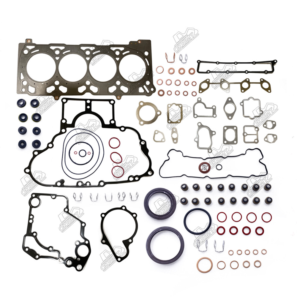 Zinc Plating Overhaul Rebuild Kit For Kubota V2607 Engine Bobcat Skid Steer Loader