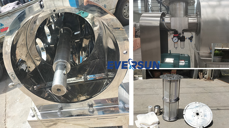 Battery Powder Sieving Centrifugal Sifter Screens Horizontal Air Flow Screen