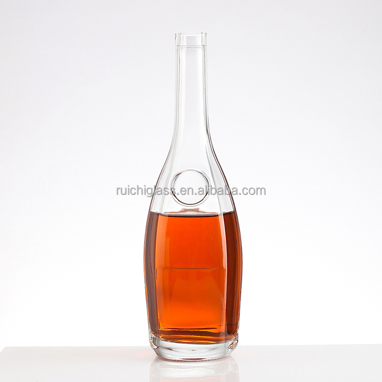 Empty Liquor Glass Bottle with Cork Collar Material Aluminum Plastic PP 375ml 700ml 750ml