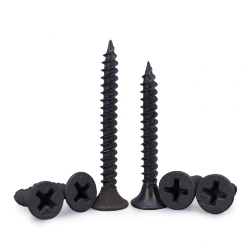 Hard Fiber Nail DIN18182 Standard Color Zinc Cross Countersunk Head Self Tapping Screw