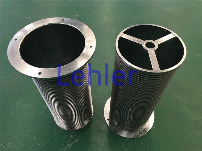 0.5mm Slot SS304 Wedge Wrapped Wire Screen for Seawater Filter Element