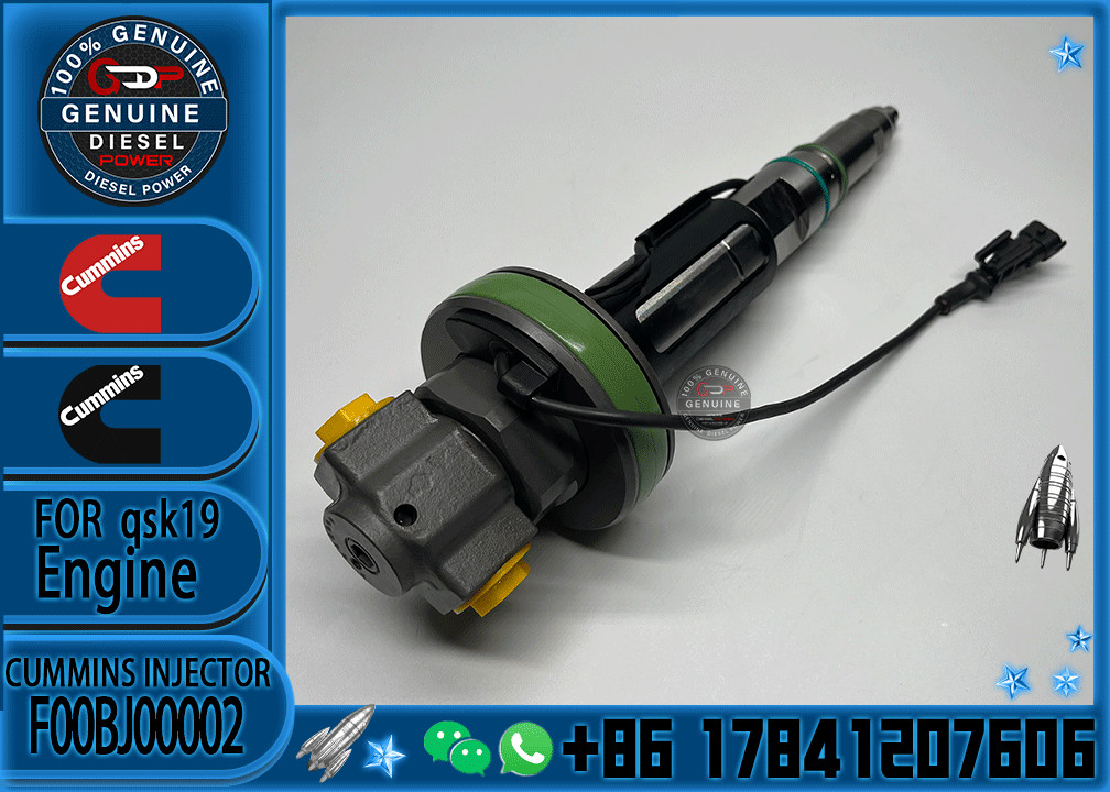 Common Rail Fuel Injector 288-2078 2882078 F00BJ00002 F00BJ00003 for Cummins QSK19 QSK60 Engine