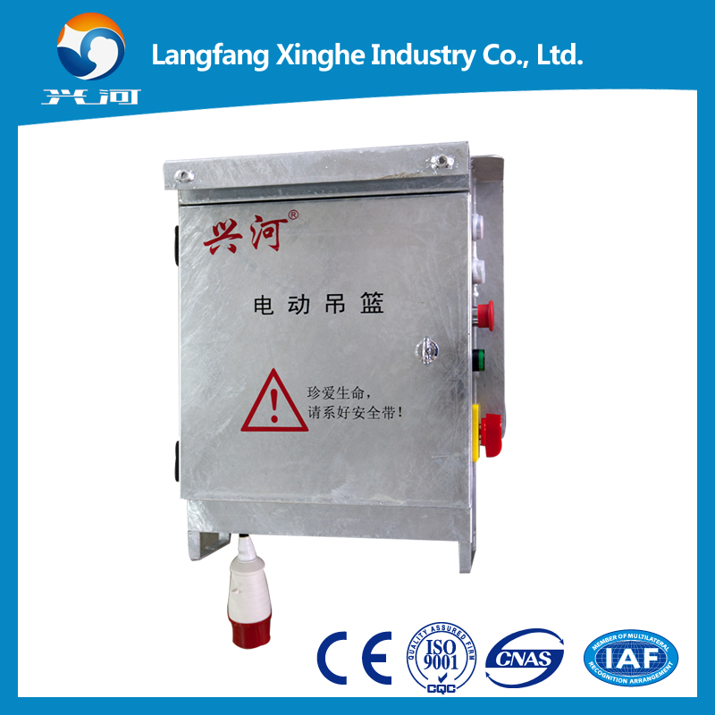 8.0kn curtain wall maintenance gondola , 6.3kn aluminun suspended scaffolding, suspended rope cradle for cleaning