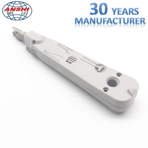 Durable Gray Network Punch Down Tool For Krone Module 45 Degree IDC Tool