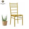 Buy cheap SGS ISO Gold Chiavari Dining Chairs Wedding Powder Painting Finished from wholesalers