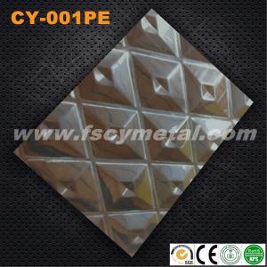 Decorative stainless steel stamping sheet for wall panel decoration CY-001PE