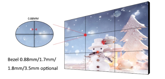 TFT Seamless 46" 200W 1920*1080 Stage LCD Video Wall