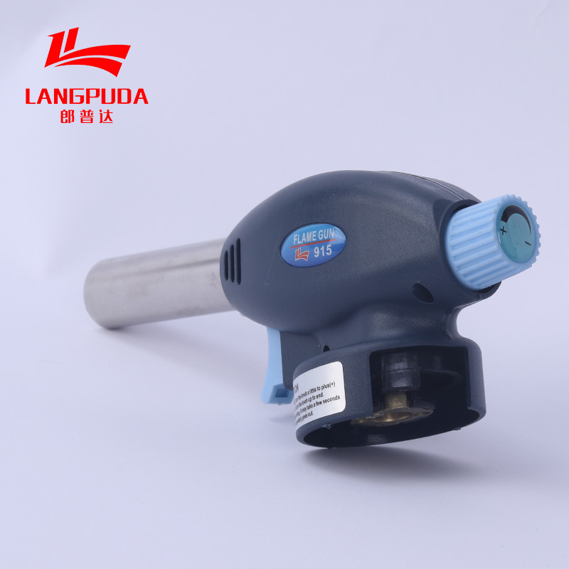 Stainless Steel Butane Flame Gun For Camping Barbecue Cooking