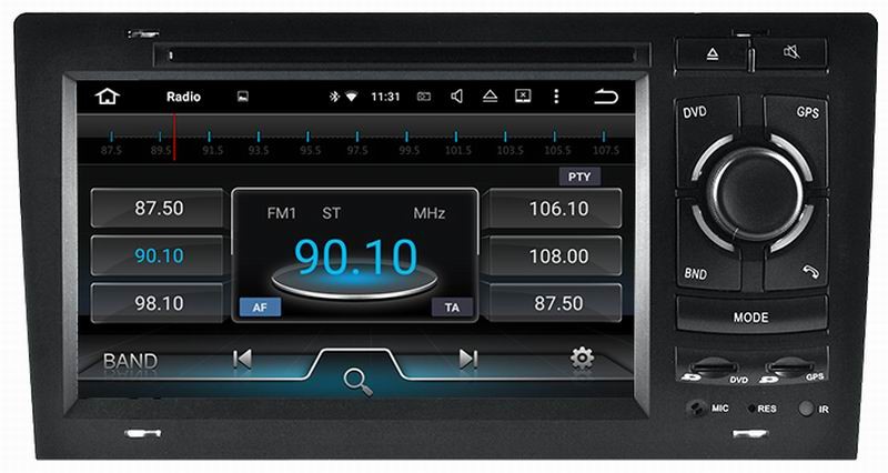 Ouchuangbo car dvd gps navigation multimedia stereo for Audi A8 1994-2003 with HD 1080P video android 7.1 system