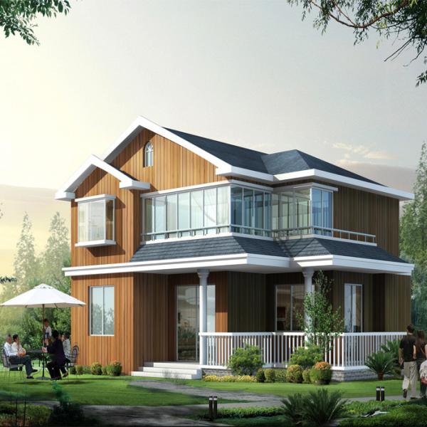 Modern Light Steel Prefab House With Basement / High Rise Light Steel Villa
