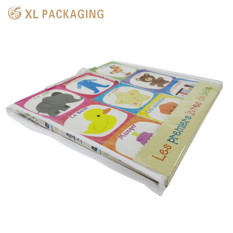 A Set Of Children English Book 9pcs Small Cognitive Paper Book Custom Printed