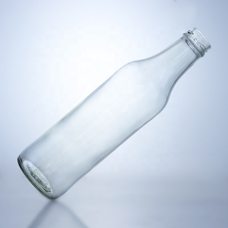 Clear Whisky Vodka Glass Bottle Unique 650ml Special-Shaped with Screw Top Finish