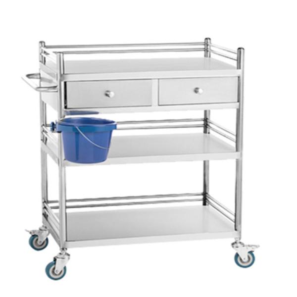 RK Bakeware China Medical Hospital Dressing Stainless Steel Trolley Surgical