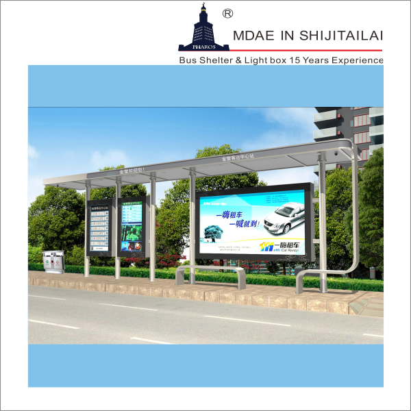 6 Hours/Night Glass Bus Shelter