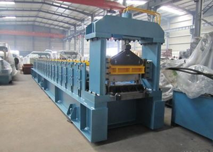 Standing Seam Boltless Roof Panel Roll Forming Machine Hydraulic Cutting Type