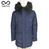 Buy cheap Long Mens Warm Padded Jackets With Fix Fur Hoody Side Pockets Thermal Tested from wholesalers