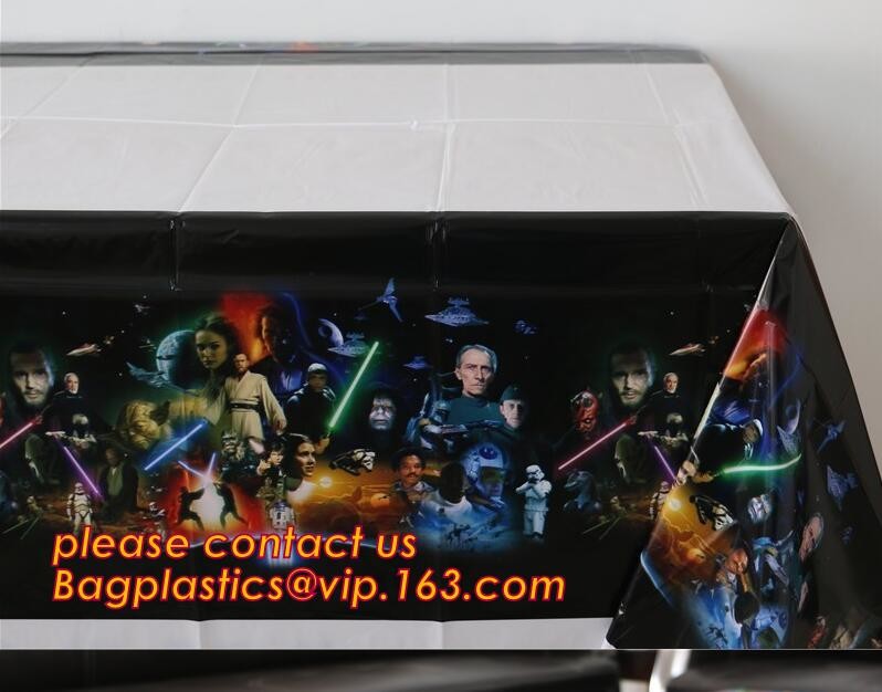 WHOLESALE DISPOSABLE PE PRINTED POLKA DOTS PARTY TABLE CLOTH, TABLE COVER,1PCS/BAG,600BAGS/CTN,SEASONAL PACKAGING TPU EV