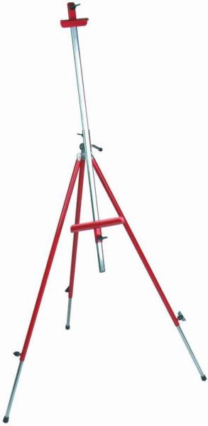 Steel Metal Display Easel Floor Stands With Bag , Outdoor Watercolor Easel