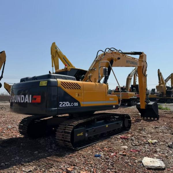 Korea Original Used Hyundai 220LC-9S Excavator Used Robex Hyundai 220 Excavator