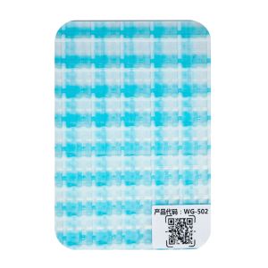 Multi Colors Grid Pattern Acrylic Plaid Sheets 15mm Thickness