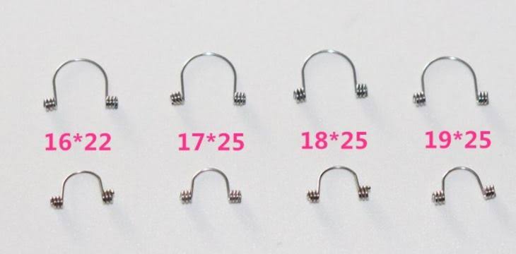 16*22 S/M/L 17*25 S/M/L 19*25 S/M/L Dental Orthodontic Torque Spring for Class II Instrument Classification