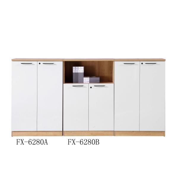 Knock Down MFC Low Two Door File Cabinet For Modern Office furnitures