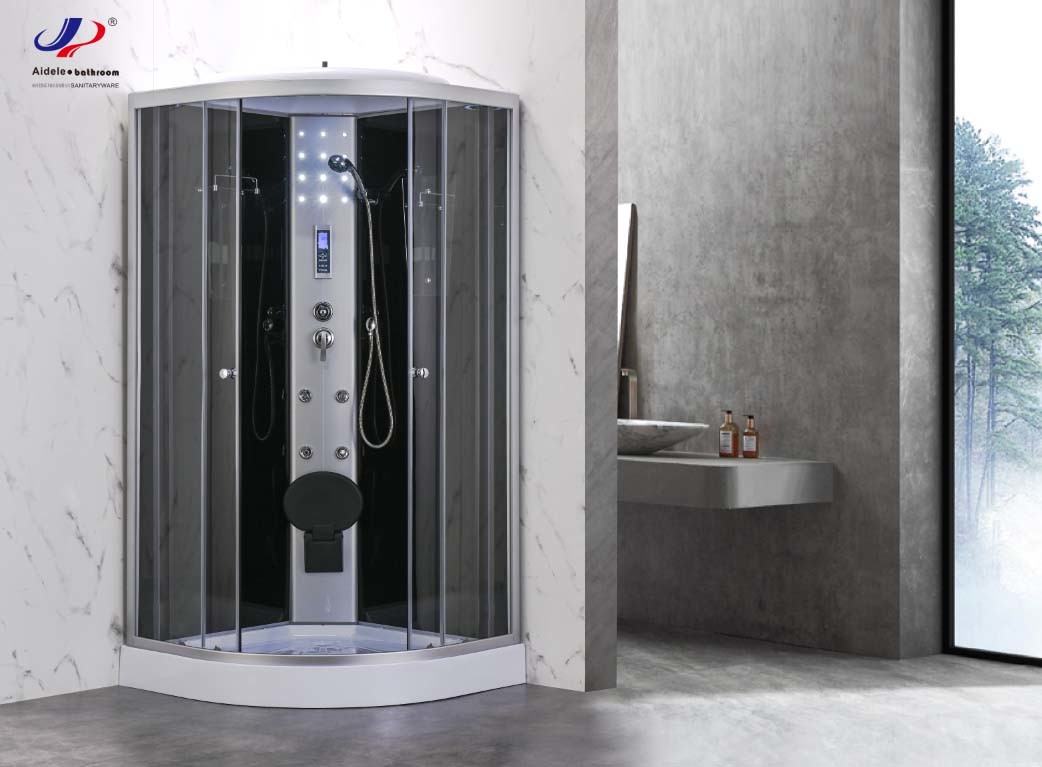 Functional Shower room with Tempered Glass and Alum Frame for a Luxurious Bathing