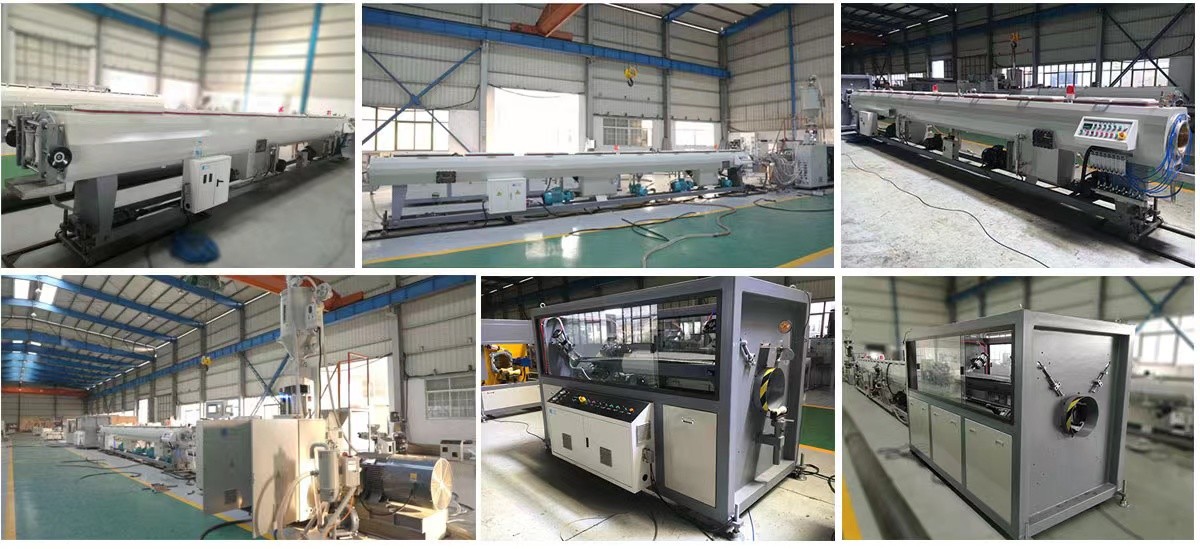 HDPE Gas PE Pipe Extrusion Making Line 65mm Full Automatic