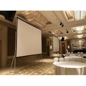 China Professional fast fold screen Portable Front/Rear Projection for AV Rental / Live Events on sale