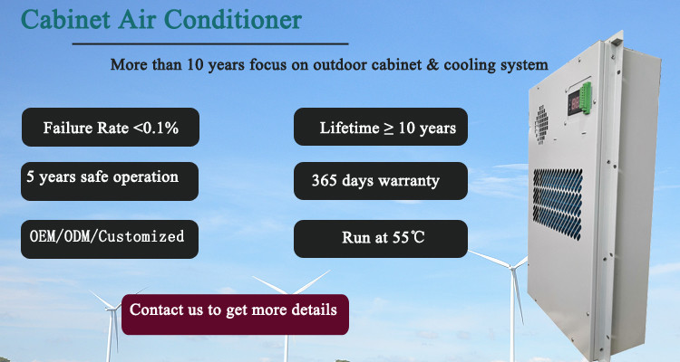 800w AC 220v 110v Outdoor Electrical Cabinet Air Conditioner , Server Rack Ac Unit